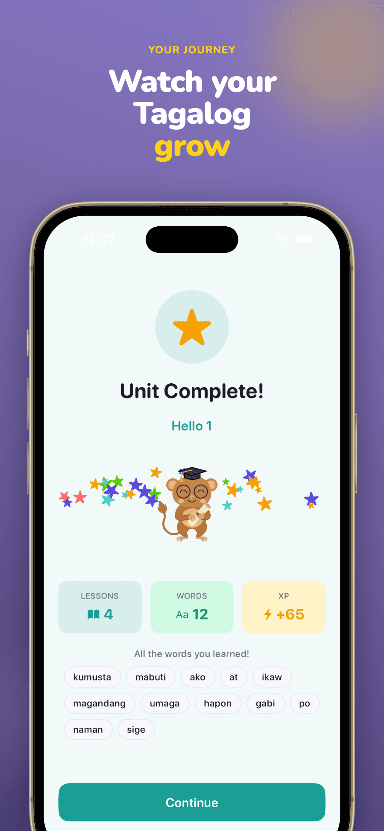 Tarsier progress screen